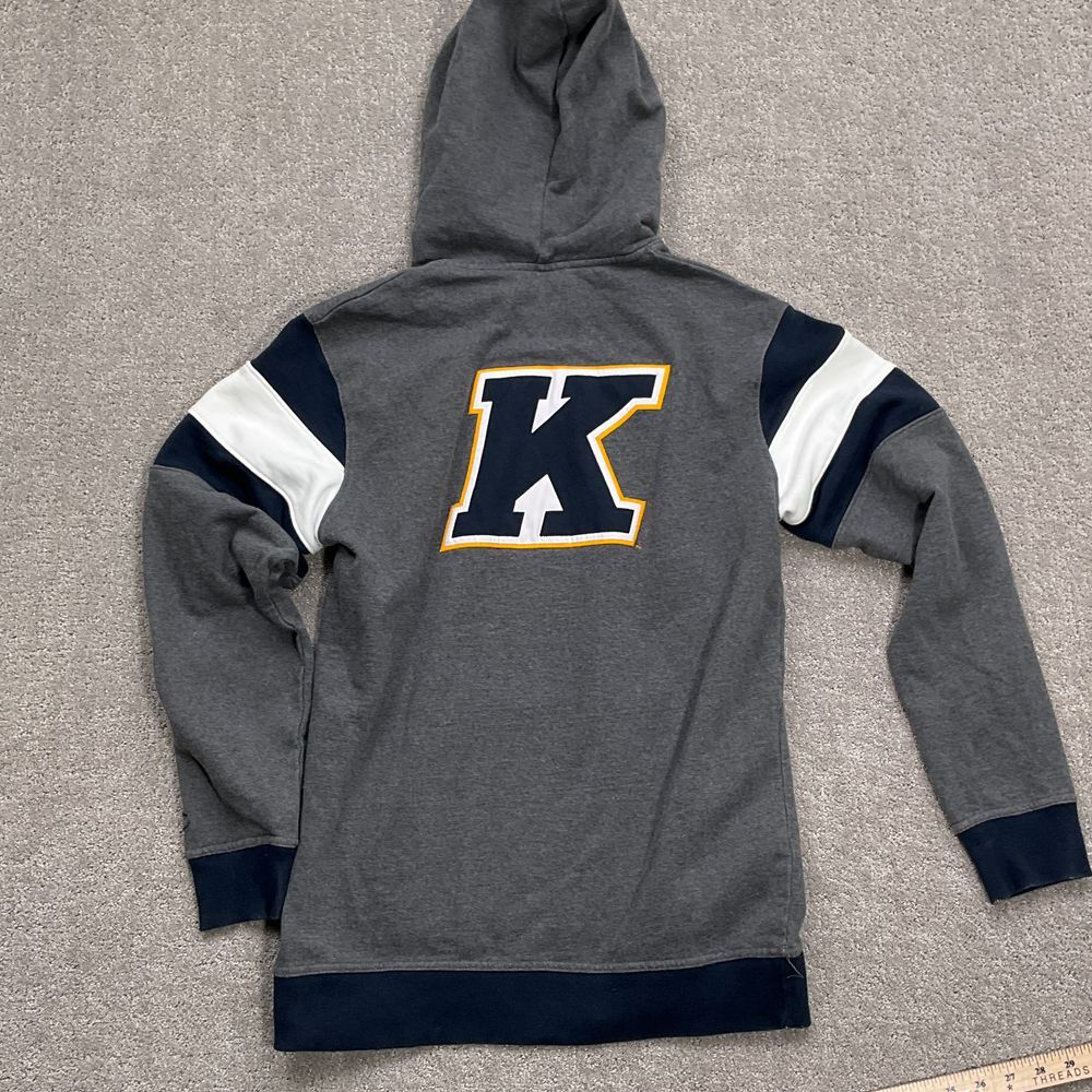Champion Hoodie Men M Gray Blue KENT STATE Big K Hoodie Pullover VTG‎